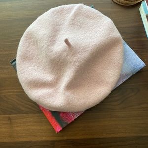 Light pink beret from Top Shop